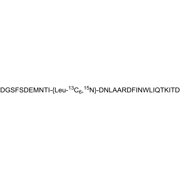 GLP-2(3-33) (Leu-13C6,15N)